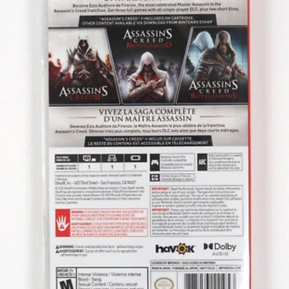 COPY - Assassin's Creed The Ezio Collection for Nintendo Switch - Picture 2 of 2